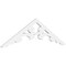 Ekena Millwork Pitch Vienna Architectural Grade PVC Gable Pediment, 48"W x 14"H x 1"P (7/12) GPP048X014X100VIE - alternate 1